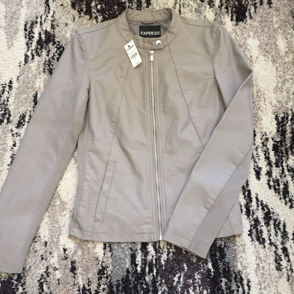 NWT Express Leather Jacket